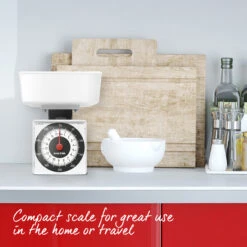 Salter Dietary Travel Size Mechanical Kitchen Scales -Salter 02220whdr 8new 12597.1697465914