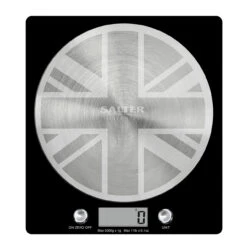 Salter Great British Disc Digital Kitchen Scale, 5kg Capacity