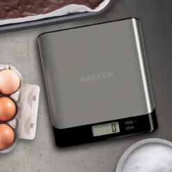 Salter Arc Pro Stainless Steel Digital Kitchen Scale, 5kg Capacity -Salter 1052a20ssbkdreu16 3n 20647.1680540170