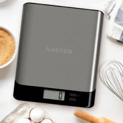 Salter Arc Pro Stainless Steel Digital Kitchen Scale, 5kg Capacity -Salter 1052a20ssbkdreu16 4n 60781.1680540171
