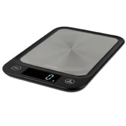Salter Ultra Slim Digital Kitchen Scale, 5kg Capacity, Black -Salter 106820ssbkdr n 2 56136.1683111661