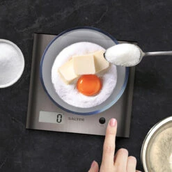Salter ARC Stainless Steel Digital Kitchen Scale, 3kg Capacity -Salter 108720ssdr n 4 24914.1682686889