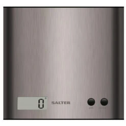 Salter ARC Stainless Steel Digital Kitchen Scale, 3kg Capacity -Salter 108720ssdr n 89170.1682686888