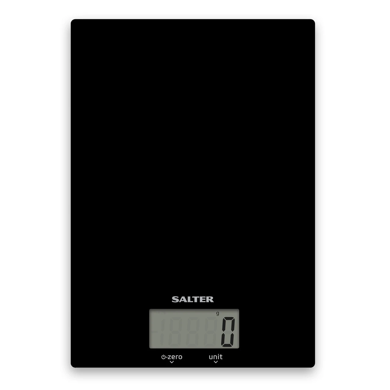 Salter Ultra Slim Glass Digital Kitchen Scale, 5kg Capacity, Black 10 Salter Ultra Slim Glass Digital Kitchen Scale, 5kg Capacity, Black - Image 8