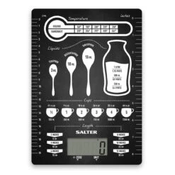 Salter Conversions Digital Kitchen Scale, 5kg Capacity, Black -Salter 117120cndr 11 34240.1683807129