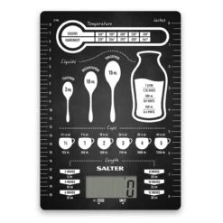 Salter Conversions Digital Kitchen Scale, 5kg Capacity, Black