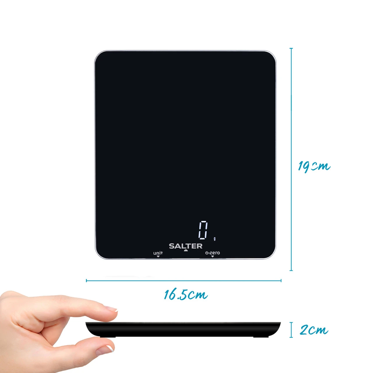 Salter Ghost And Phantom Digital Kitchen Scale, White/Black 9 Salter Ghost And Phantom Digital Kitchen Scale, White/Black - Image 7