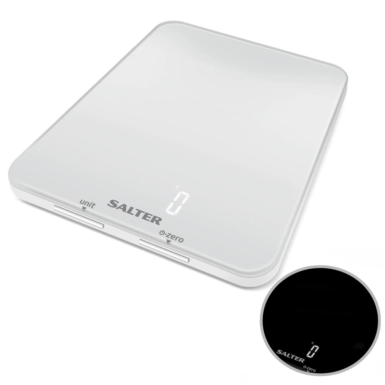 Salter Ghost And Phantom Digital Kitchen Scale, White/Black 4 Salter Ghost And Phantom Digital Kitchen Scale, White/Black - Image 2