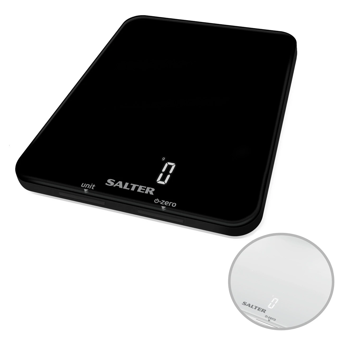 Salter Ghost And Phantom Digital Kitchen Scale, White/Black 3 Salter Ghost And Phantom Digital Kitchen Scale, White/Black