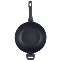 Salter 28 Cm Thermo Collar Non-Stick Wok With Tempered Glass Lid -Salter 28 cm thermo collar non stick wok with tempered glass lid salter bw11633sa 5054061435931 32273.1698151007