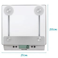 Salter Aquatronic Glass Digital Kitchen Scales, 5kg Capacity -Salter 300320sssvdr08 5 62031.1682686867