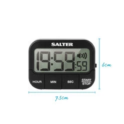 Salter Loud Digital Kitchen Timer -Salter 35520bkxcdu n 7 dims 36904.1651596453