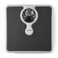 Salter Magnifying Mechanical Bathroom Scale, Black/White -Salter 48420sbfeu16 65692.1699326249