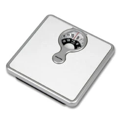 Salter Magnifying Mechanical Bathroom Scale, Black/White -Salter 48420whdr 10new 75856.1699326249