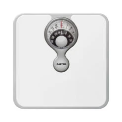 Salter Magnifying Mechanical Bathroom Scale, Black/White -Salter 48420whdr 9new 46473.1699326248