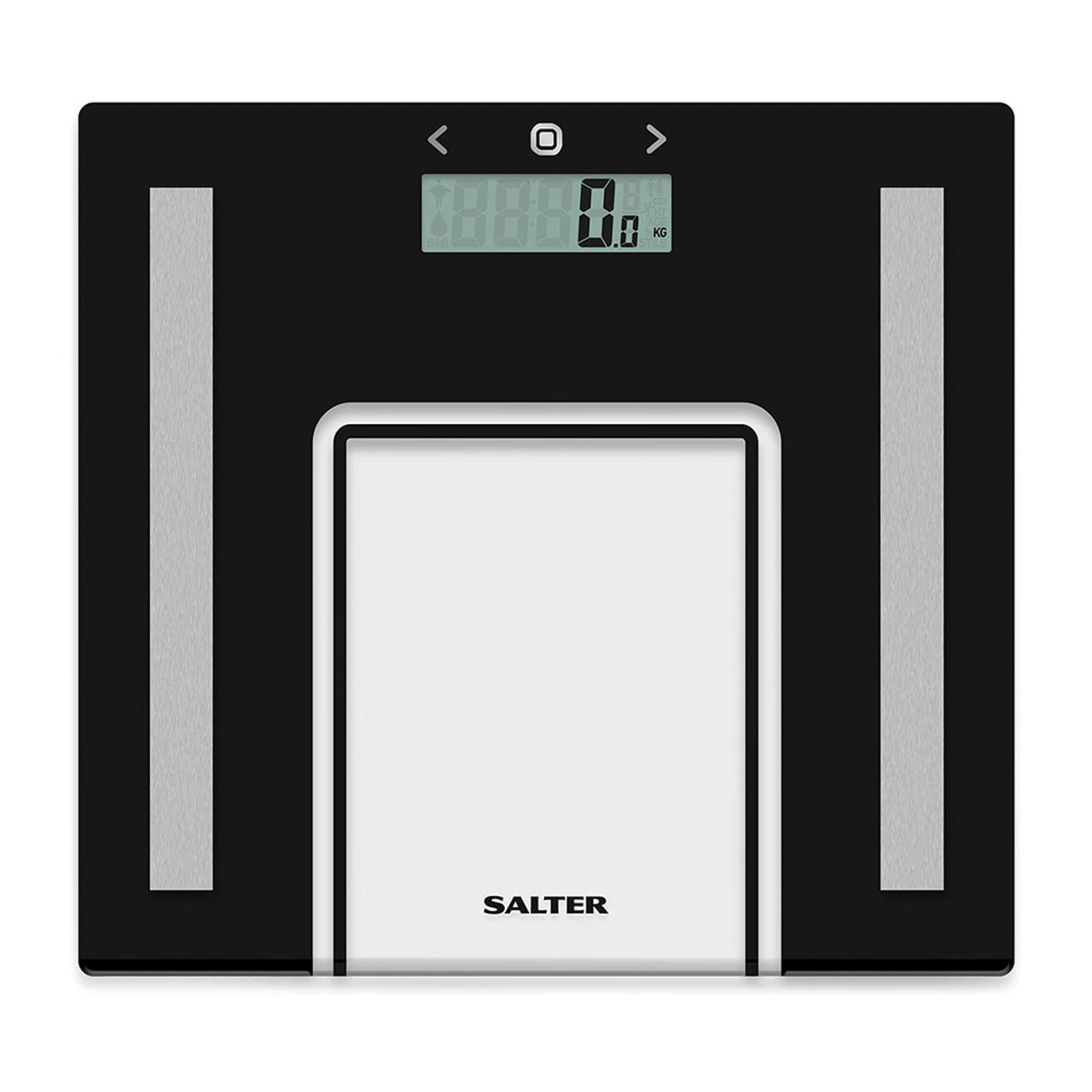 Salter Ultra Slim Glass Analyser Scale, 180kg Capacity - Black 2 Salter Ultra Slim Glass Analyser Scale, 180kg Capacity - Black