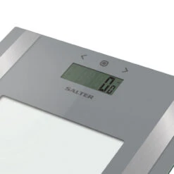 Salter Ultra Slim Glass Analyser Scale, 180kg Capacity, Silver -Salter 915820sv3r n 6 72499.1682076855