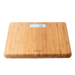Salter Eco FSC® Bamboo Electronic Bathroom Scale With Easy-to-Read Backlit Display, 150kg Capacity -Salter 929420wd3reu16 4 20463.1682076831