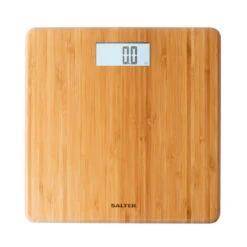 Salter Eco FSC® Bamboo Electronic Bathroom Scale With Easy-to-Read Backlit Display, 150kg Capacity -Salter 929420wd3reu16 5 89255.1682076831