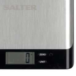 Salter Arc Pro Stainless Steel Digital Kitchen Scale, 5kg Capacity -Salter arc pro stainless steel digital kitchen scale 5kg capacity salter 1052a ssbkdr 5054061480429 46046.1698134003