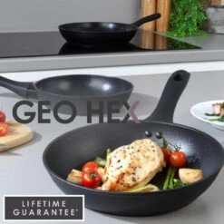 Salter Geo Hex Non-Stick Frying Pan, 30cm 19 Salter Geo Hex Non-Stick Frying Pan, 30cm -Salter bw08772 5r 47185.1688468191