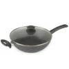 Salter Marblestone Coated Wok With Glass Lid, 28 Cm -Salter bw09337ar 85042.1679428560
