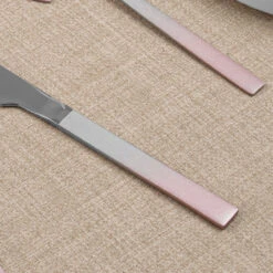 Salter Ombre Collection 16-Piece Stainless Steel Cutlery Set, With Knife, Fork, Spoon, Teaspoon, Silver/Champagne 25 Salter Ombre Collection 16-Piece Stainless Steel Cutlery Set, With Knife, Fork, Spoon, Teaspoon, Silver/Champagne -Salter bw10075ctk 12 57597.1695136598