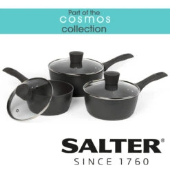 Salter Cosmos Collection 16 Cm Non-Stick Saucepan -Salter bw11042eu7 7r 44398.1686665182