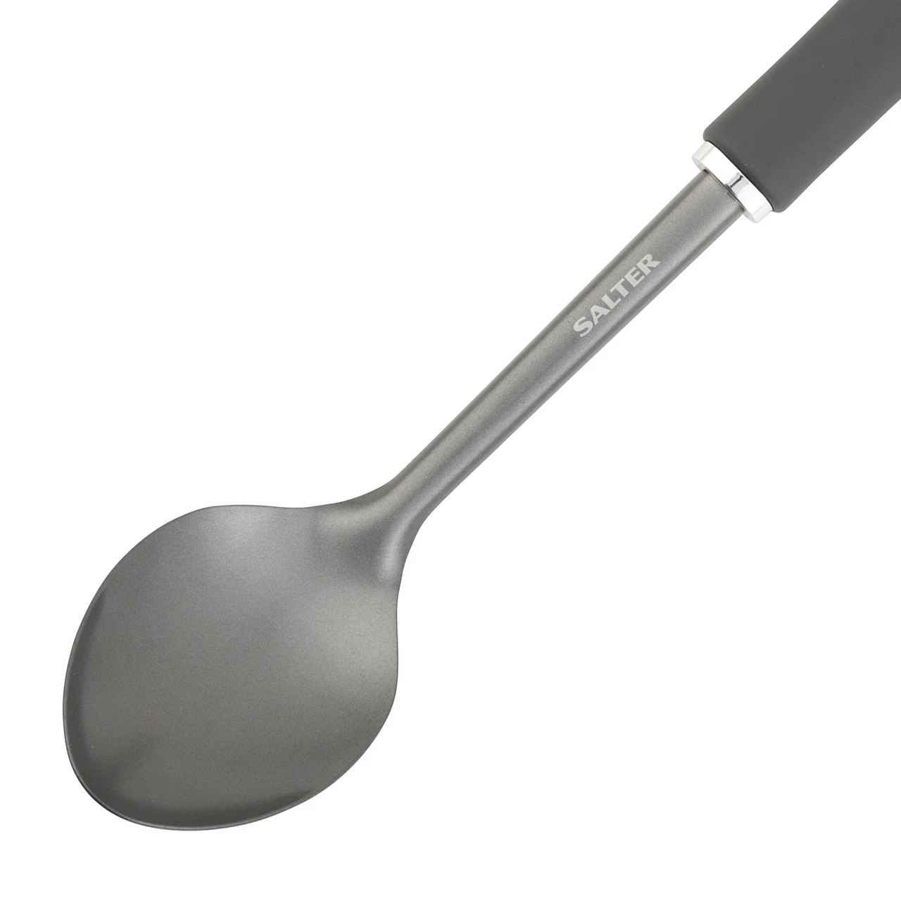 Salter Solid Spoon, Stainless Steel, Matte Grey 10 Salter Solid Spoon, Stainless Steel, Matte Grey - Image 8