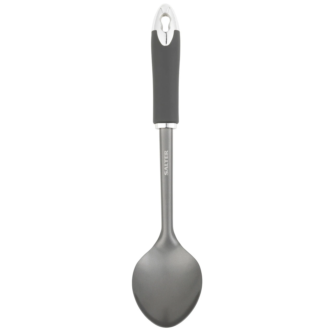 Salter Solid Spoon, Stainless Steel, Matte Grey 3 Salter Solid Spoon, Stainless Steel, Matte Grey