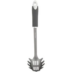 Salter Cosmos Spaghetti Spoon, Stainless Steel, Matte Grey