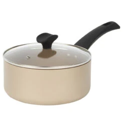 Salter Olympus 20 Cm Saucepan With Tempered Glass Lid, Non-Stick