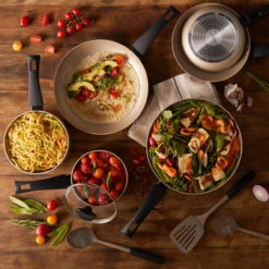 Salter Olympus 28 Cm Stir Fry Pan, Non-Stick, Suitable For All Hob Types -Salter bw11111eu7 10n 29016.1664534482