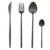 Salter Noir 16 Piece Cutlery Set, Stainless Steel -Salter bw12422eu7 1 13143.1699022373