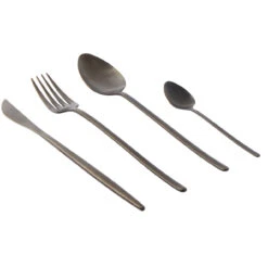 Salter Noir 16 Piece Cutlery Set, Stainless Steel -Salter bw12422eu7 9 new 40291.1699022379
