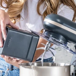 Salter 4-Piece Bread Bin & Canister Set - Marino Collection, Blue Grey -Salter bw12613eu7 6 n 59212.1694184300