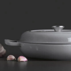 Salter Cast Iron 30cm Casserole Dish - Includes Lid, Oven Safe, Induction Sutiable, 2.8L Capacity -Salter cast iron 30cm casserole dish includes lid oven safe induction sutiable 2.8l capacity salter bw11654tedir 5054061436143 19132.1698462302