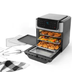 Salter Digital Air Fryer – XL 12L Capacity, 3 Racks Included, 1800W 21 Salter Digital Air Fryer – XL 12L Capacity, 3 Racks Included, 1800W -Salter digital air fryer xl 12l capacity 3 racks included 1800w salter ek5604 5054061502107 21173.1698151016