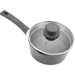 Salter Easy Pour Non-Stick 3-Piece Saucepan Set, 16/18/20 Cm -Salter easy pour non stick 3 piece saucepan set 161820 cm salter bw09072ar 5054061359312 10031.1698134041