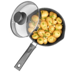 Salter Easy Pour Non-Stick 3-Piece Saucepan Set, 16/18/20 Cm -Salter easy pour non stick 3 piece saucepan set 161820 cm salter bw09072ar 5054061359312 81286.1698134041