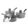Salter Easy Pour Non-Stick 3-Piece Saucepan Set, 16/18/20 Cm -Salter easy pour non stick 3 piece saucepan set 161820 cm salter bw09072ar 5054061359312 83514.1698134041