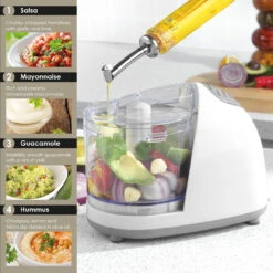 Salter Electric Mini Kitchen Chopper, 350ml Capacity -Salter ek2182 nw 5 37791.1657300431