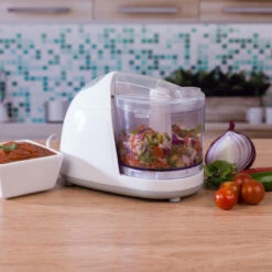 Salter Electric Mini Kitchen Chopper, 350ml Capacity -Salter ek2182 nw 7 60639.1657300431