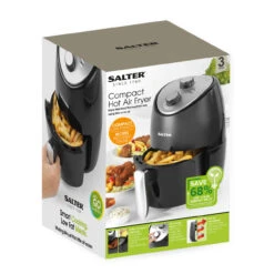 Salter Compact 2L Non-stick Air Fryer, 1000W 25 Salter Compact 2L Non-stick Air Fryer, 1000W -Salter ek2817h 12 47930.1666599207