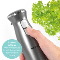 Salter Cosmos Hand Blender 2 Speed, Gunmetal -Salter ek4248gunmetal nw 7 64930.1674831793
