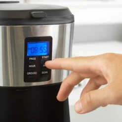 Salter Caffé Bean To Jug Coffee Maker - Dual Grind And Brew Function, 750ml Carafe Included -Salter ek4368 xmas 68072.1699297275