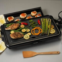 Salter Family Non-Stick Health Grill, Grill And Griddle In One -Salter ek4412 nw 6 54906.1670000980