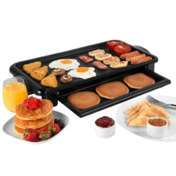 Salter Family Non-Stick Health Grill, Grill And Griddle In One