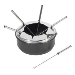 Salter Electric 8-Piece 2 In 1 Non-Stick Raclette Grill And Fondue Set, 1400 W -Salter ek4513 new 11 02687.1695151017