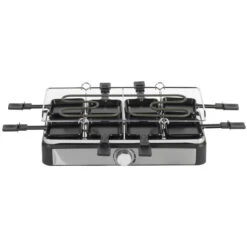 Salter Electric 8-Piece 2 In 1 Non-Stick Raclette Grill And Fondue Set, 1400 W -Salter ek4513 new 9 02542.1695151016